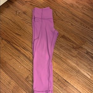 Pink workout leggings